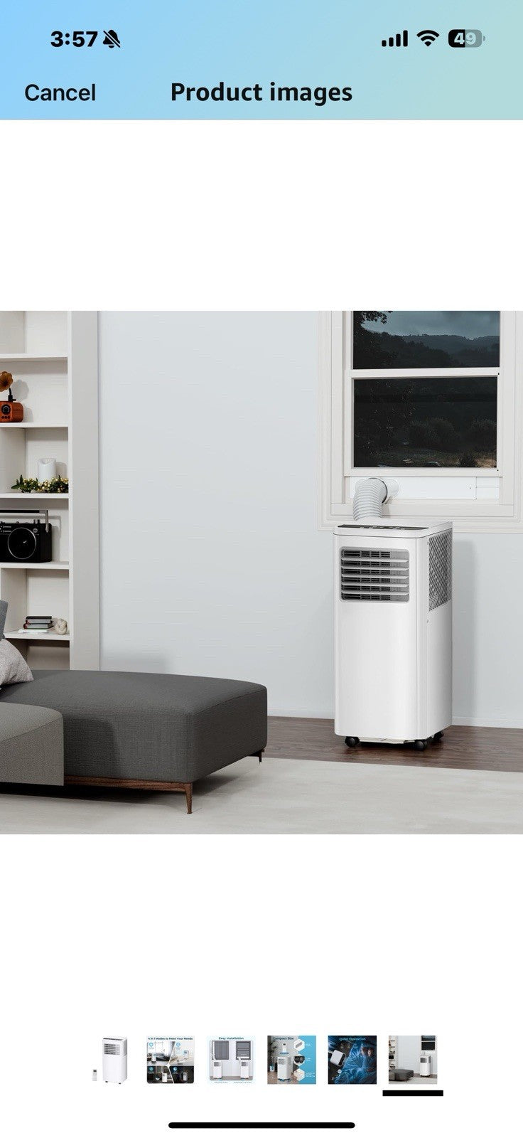 Portable Air Conditioners,10,000 BTU Room Air Conditioner with Remote Control