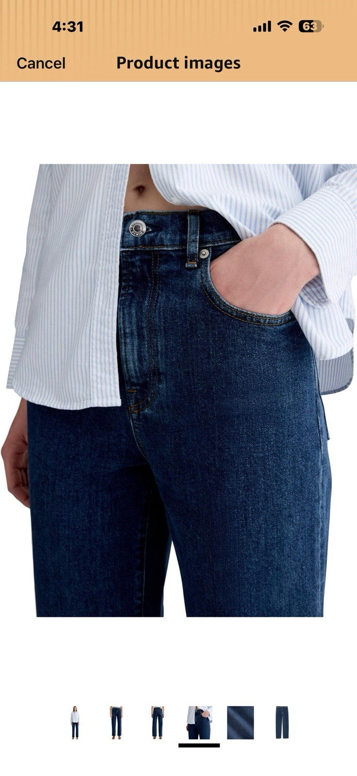 Everlane Women's The Way-High® Jean Size: 33W x 27L 