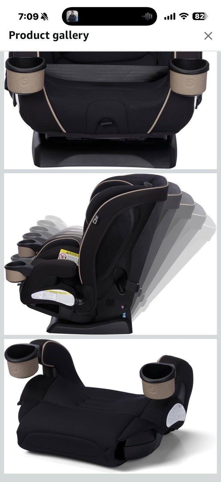 Maxi-COSI Kani 4-in-1 Infant Kids Convertible Car Seat, Rear-Facing, 