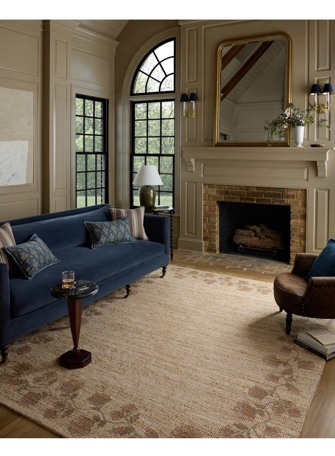 Loloi Chris Loves Julia Rue Collection RUE-05 Natural/Multi 7'-6" x 9'-6" 