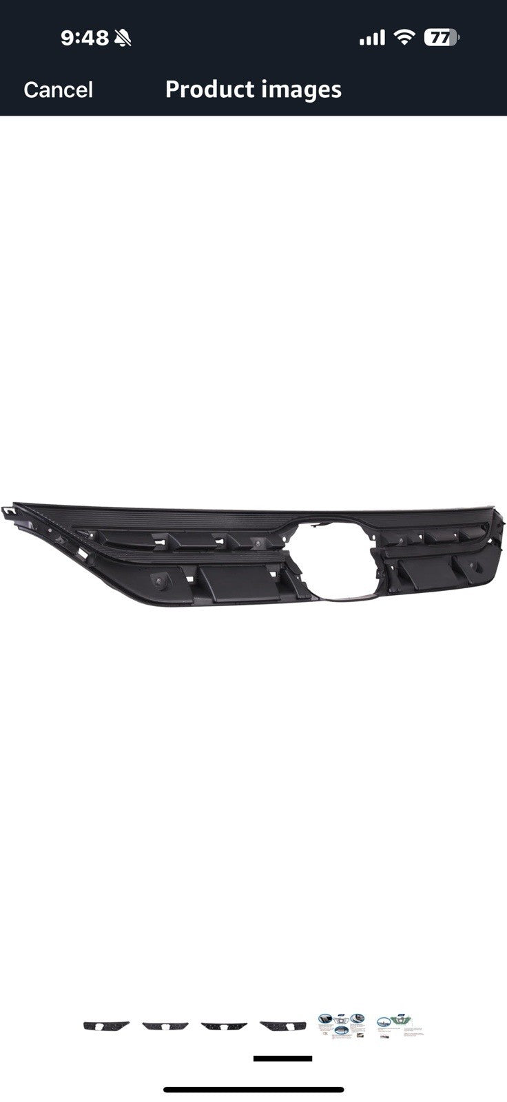 Front Grille Compatible with 2018-2020 Honda Odyssey, ABS Replacement