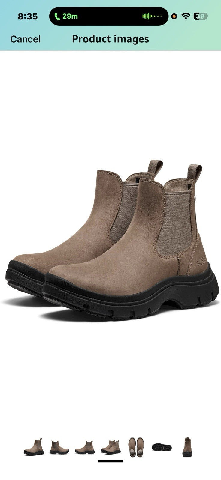 KEEN womens Kosa Chelsea Classic Platform Style Comfortable Pull On7.5