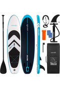 SereneLife 11’ Inflatable SUP - Pet-Friendly Stand-Up Paddle Board for Adults
