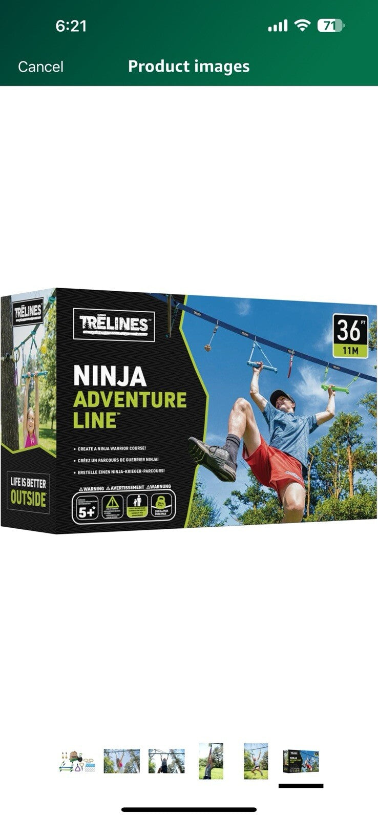 Trelines Ninja Warrior Obstacle Course for Kids, Most Attractive Lines 