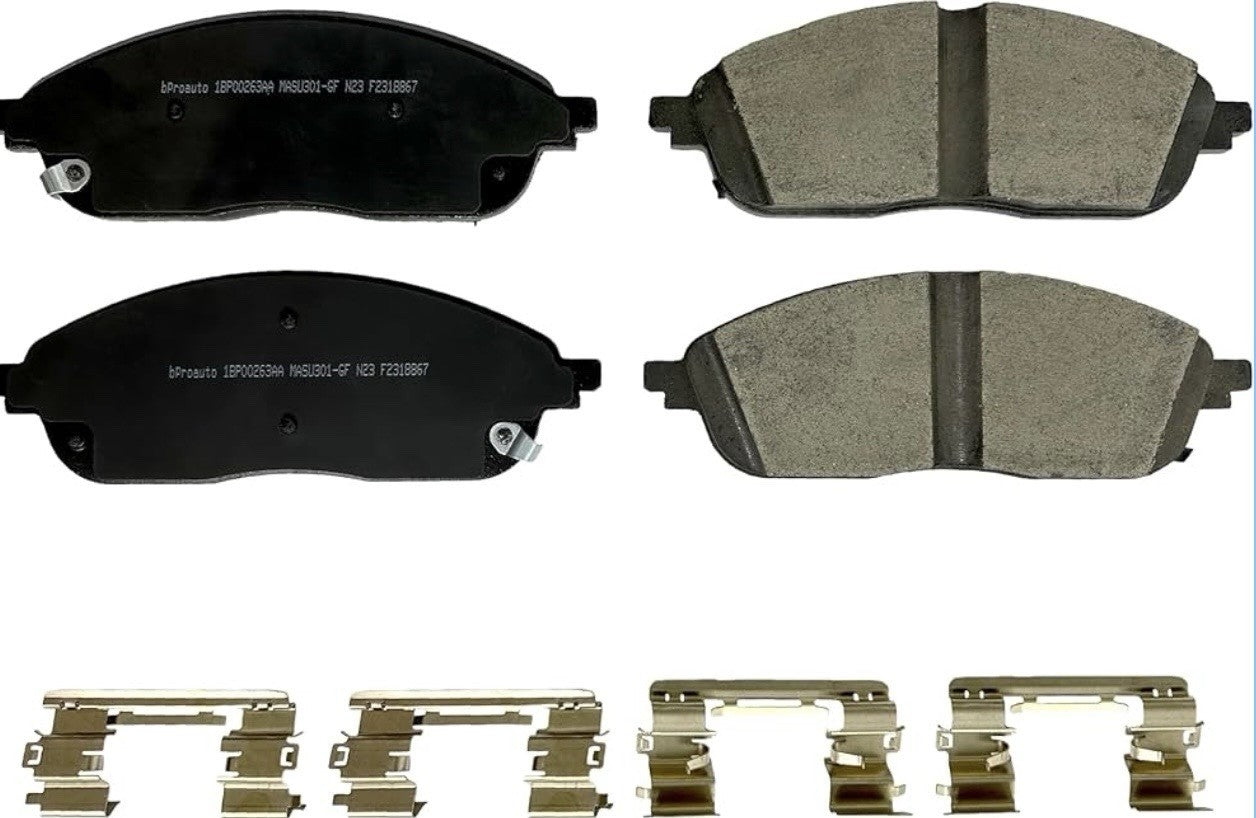 1BP00263AA Front Disc Brake Pad Set compatible with Jeep Grand Cherokee