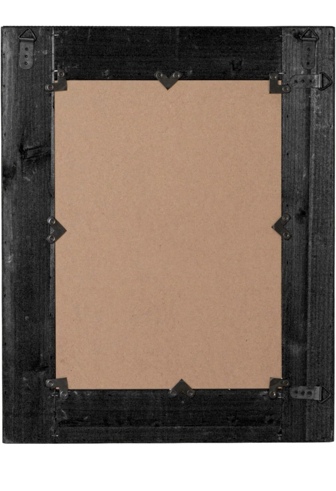 Creative Co-Op Rattan Rectangle Wall Mirror, Black