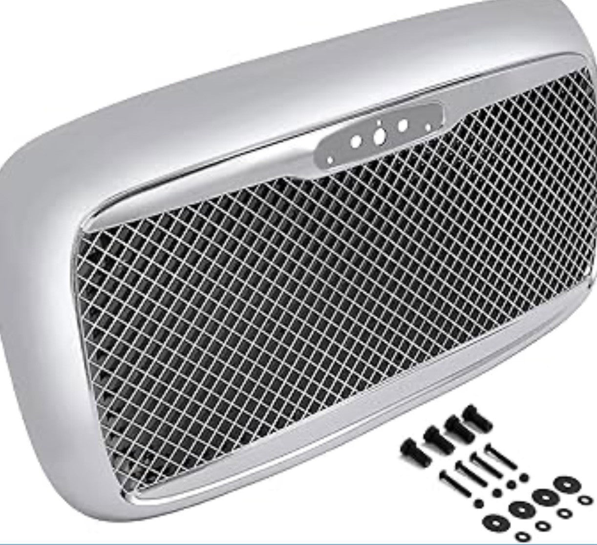 ALMULOO Grill Compatible with 2000-2016 Freightliner Columbia Steel+Plastic