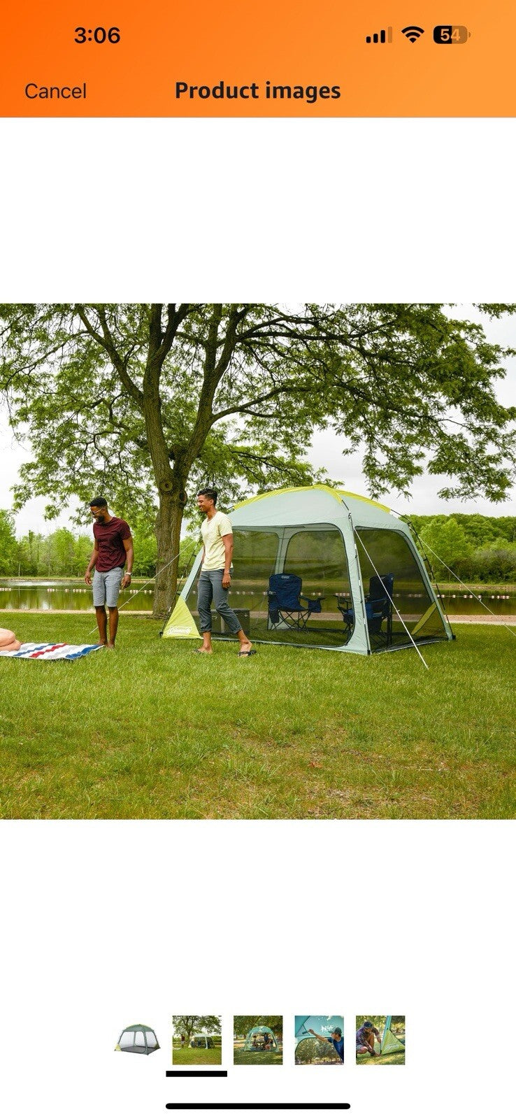 Coleman Skyshade Screen Dome Canopy, 8x8/10x10ft Portable Screen 
