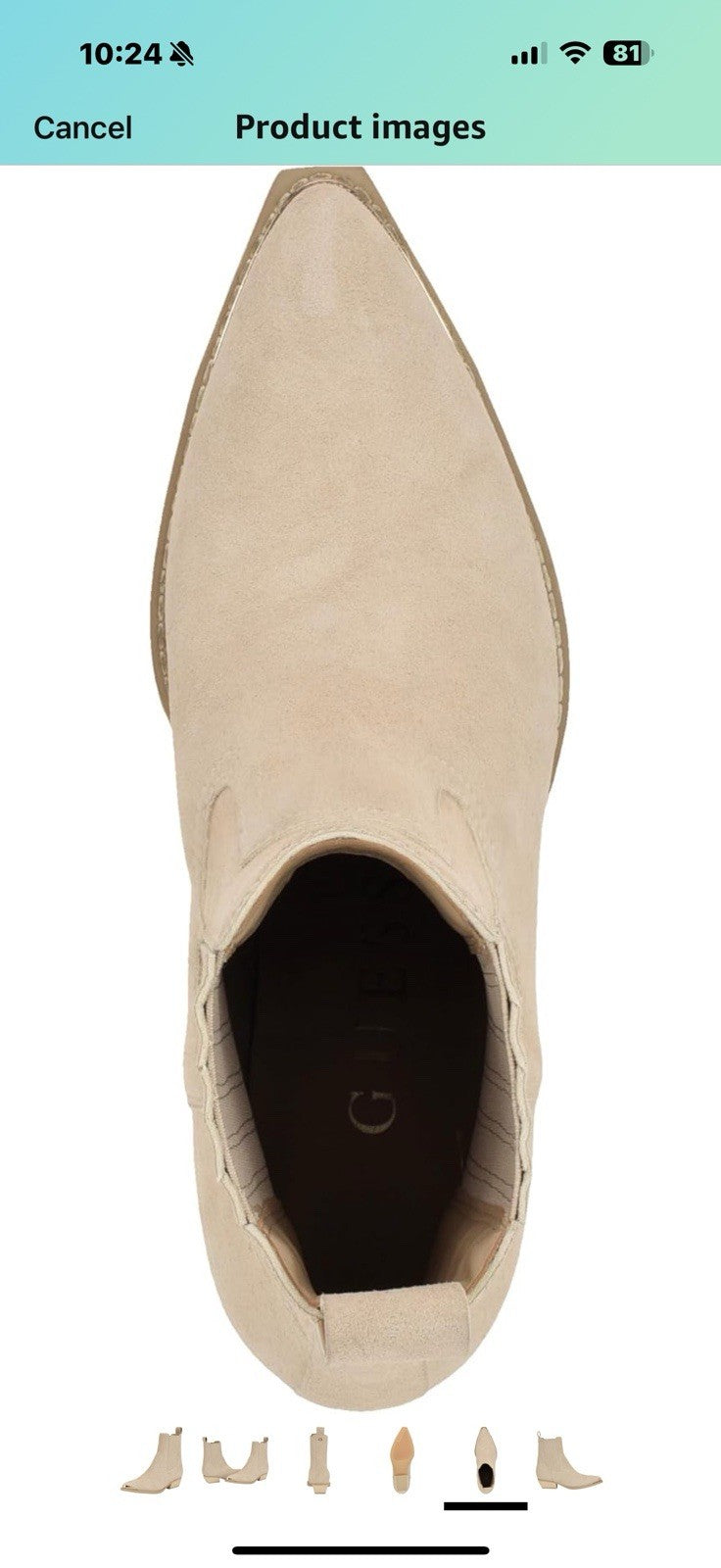 GUESS Women's Lanna Ankle Boot Size 9