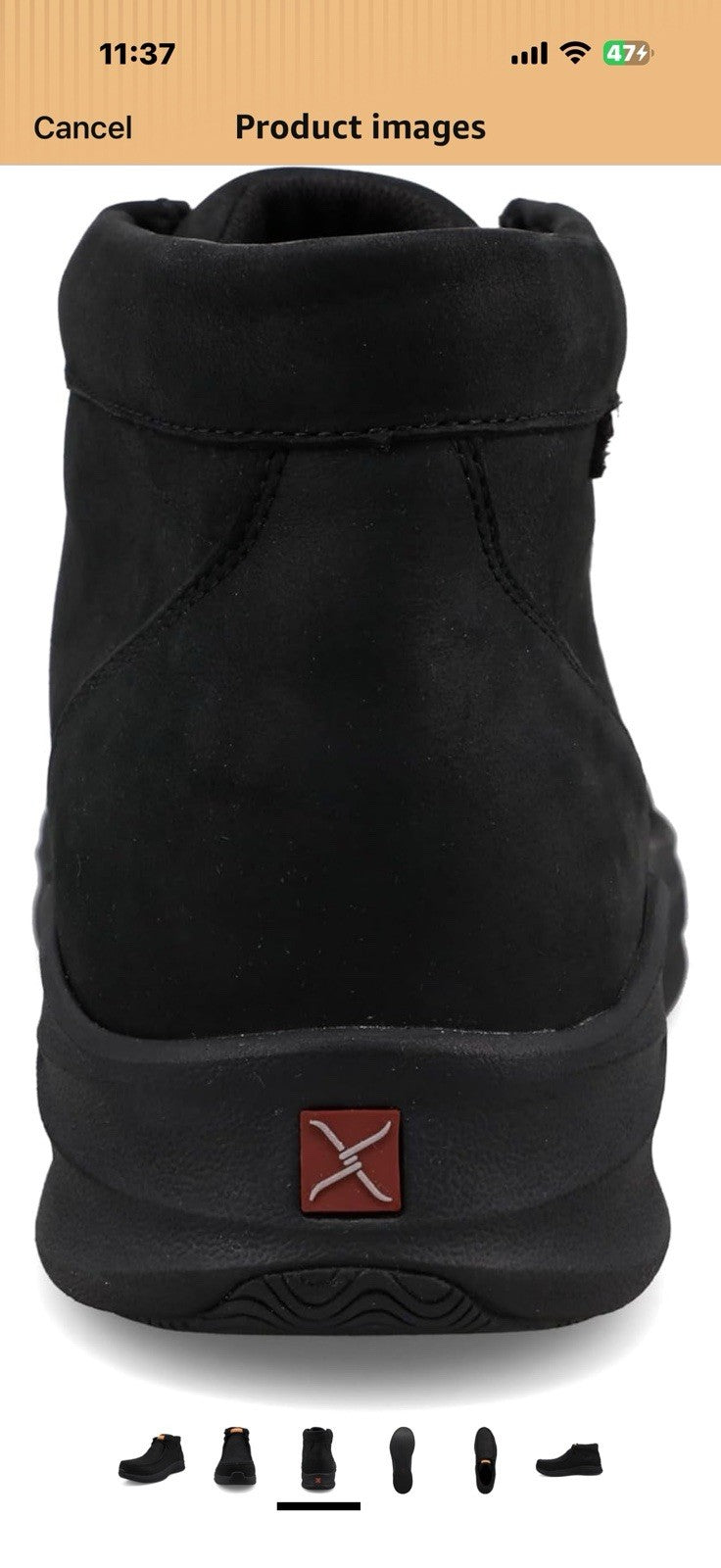 Twisted X mens Ultralite X Mid Nano Composite Toe Work Shoes