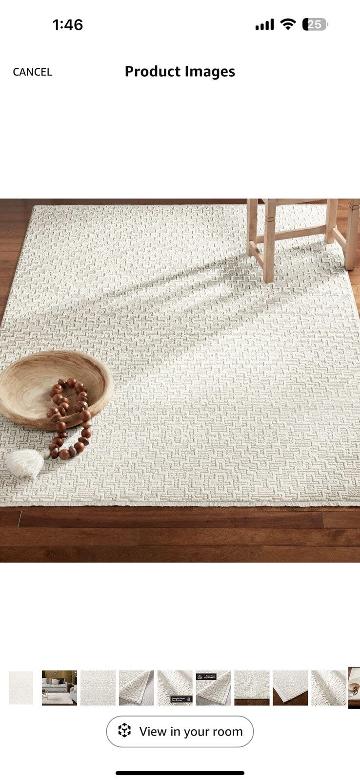 TOWN & COUNTRY LUXE Tretta Modern Geo Area Rug with Plush High-Low 9.2x12.5