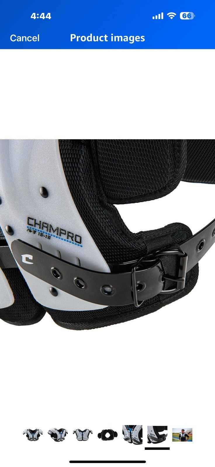 CHAMPRO Falcon Lineman Shoulder Pad X Large 