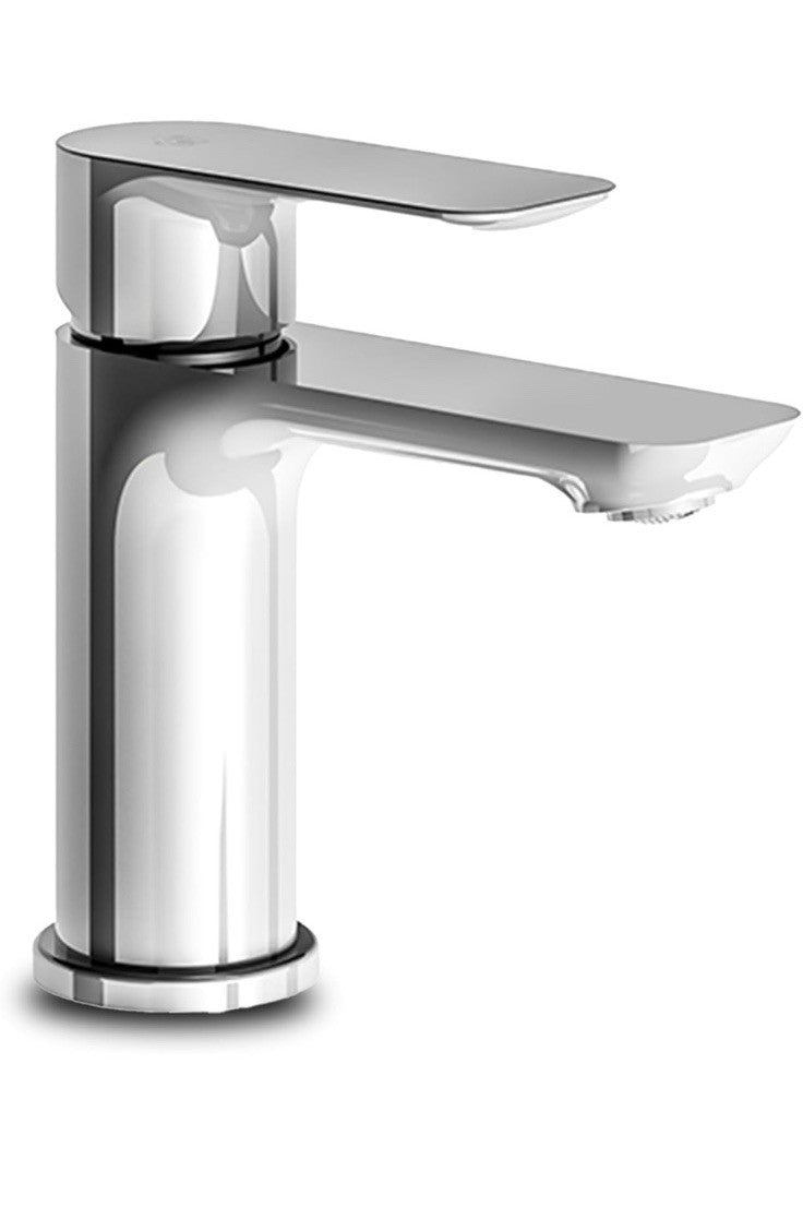 FV Coty Matte Black Bathroom Faucet – Single Hole Brass Sink Faucet, 