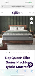 NapQueen Twin , 12 Inch,Elite Series Machka Hybrid Mattress