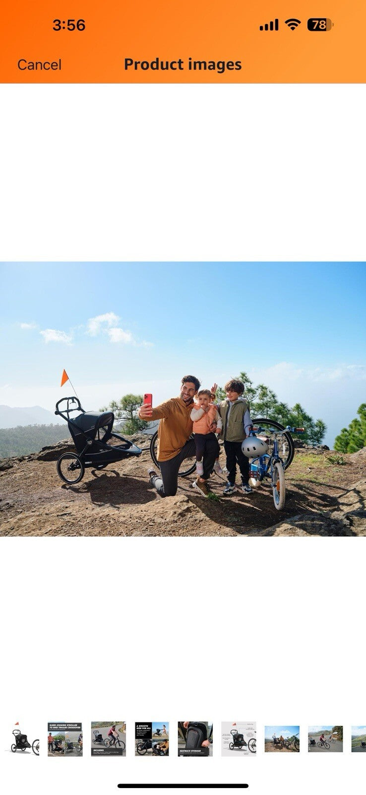 Baby Jogger City Prix Jogger x Bike Trailer – Easily Converts to Bike Trailer 
