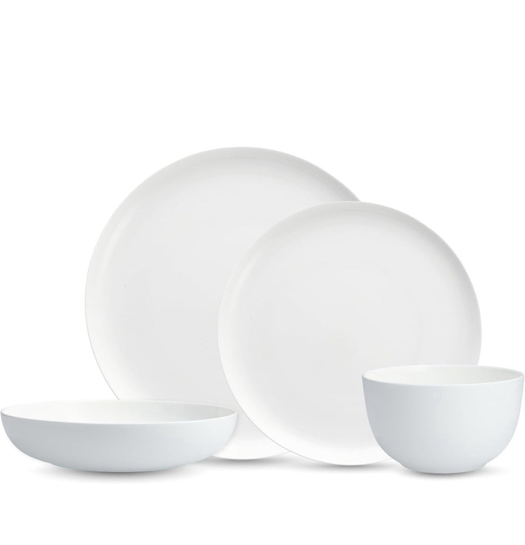Eater x Zwiesel Fortessa Forma Fine China, 16 Piece Dinnerware Set