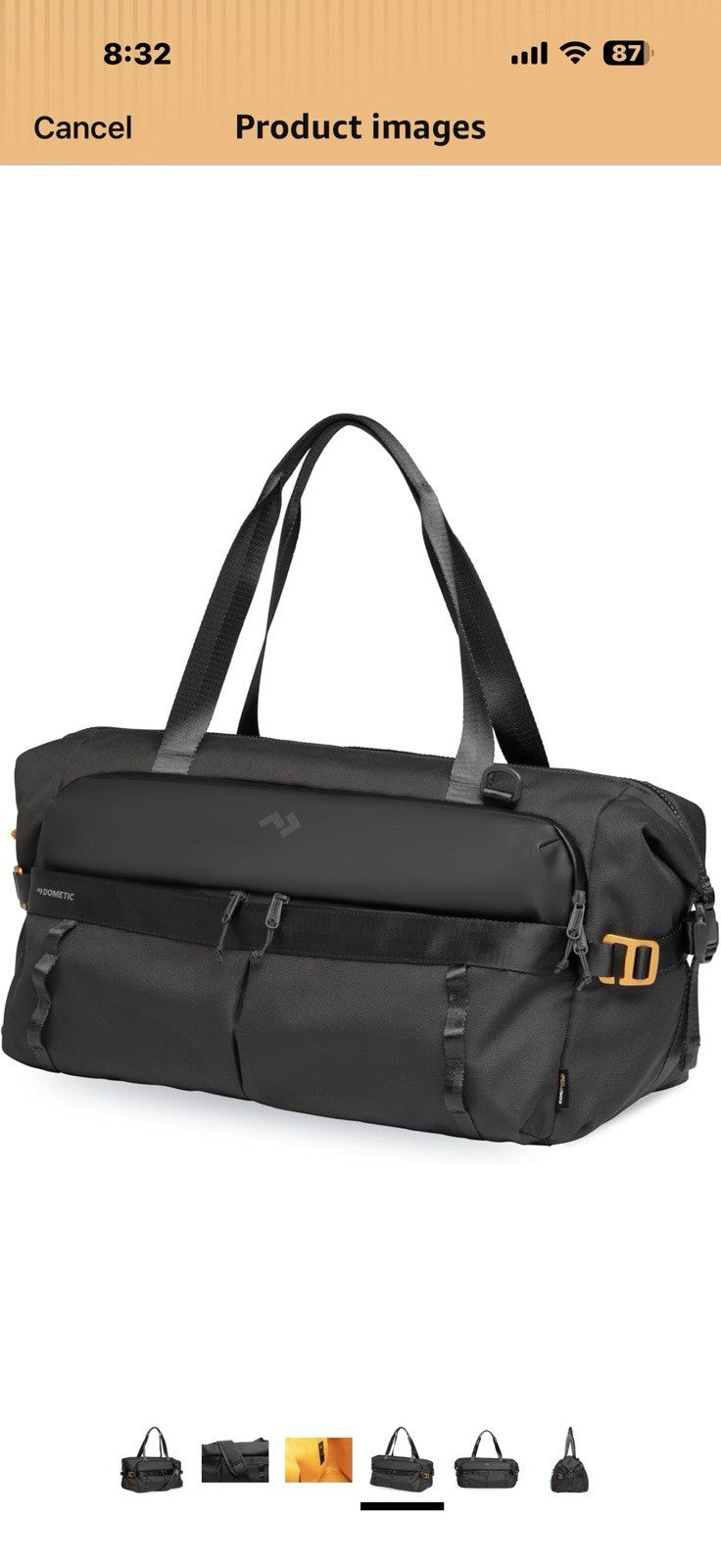 Dometic Unrestricted Insulated Duffel Bag Cooler 25L; Slate Grey