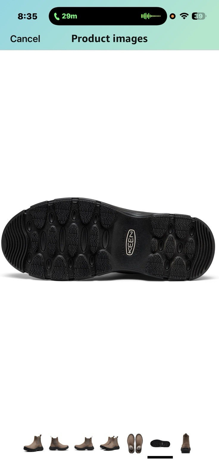 KEEN womens Kosa Chelsea Classic Platform Style Comfortable Pull On7.5