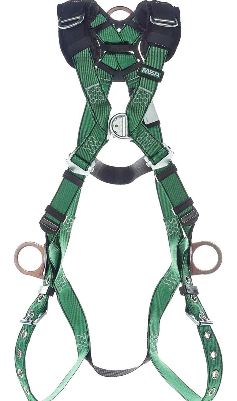 MSA 10206074 V-Form Safety Harness, Standard Size, Back, Chest, Hip and Shoulder