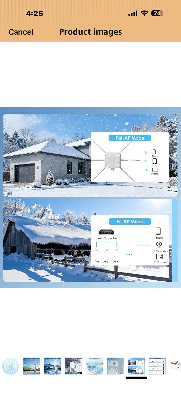 WAVLINK AX3000 Outdoor WiFi 6 Extender, 2026 Long Range Outdoor 
