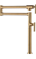 Pot Filler Faucet for Kitchen Sink, Deck Mount Pot Faucets Over Stove