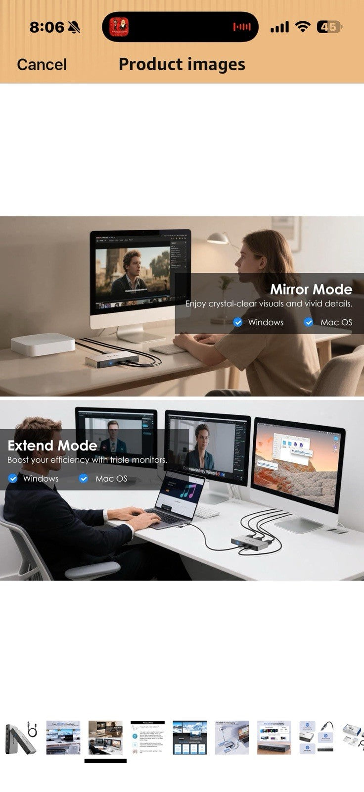 USB C to HDMI Adapter, WAVLINK Triple Monitors Adapter
