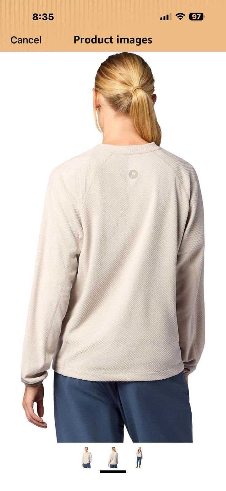 MARMOT Women's Women's Rockbound Fleece Pullover Size: M