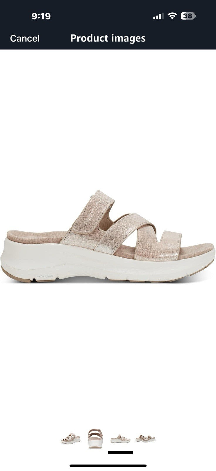 Rockport Women's Qwyn Wedge Sandal Size 11 