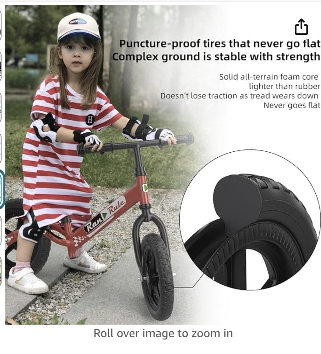 Royalbaby RanRule Kids Balance Bike Toddlers Age 2~5  Blue