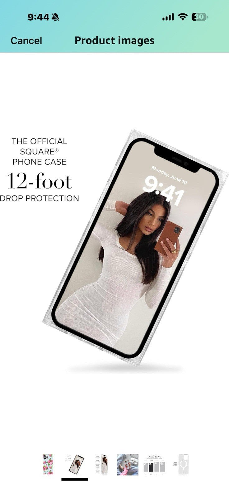Flaunt Official Square Protective Case - Compatible with iPhone 15 Pro