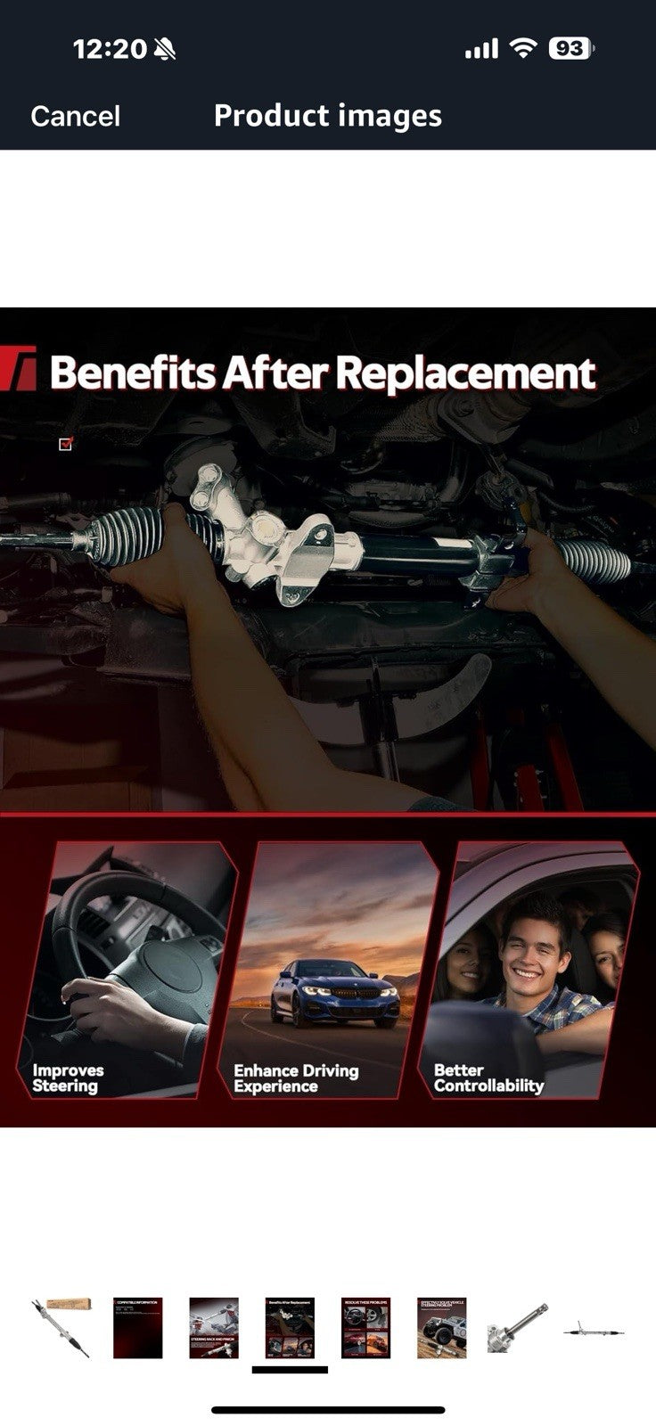 Torchbeam Electronic Power Steering Rack and Pinion Replacement for Hyundai 