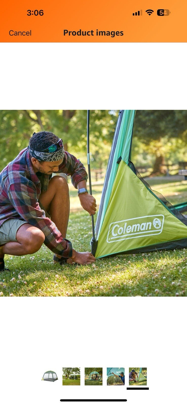 Coleman Skyshade Screen Dome Canopy, 8x8/10x10ft Portable Screen 