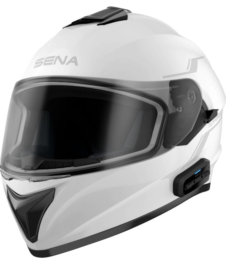 Sena OutForce DOT Full Face Motorcycle Helmet with Integrated Bluetooth,x Large
