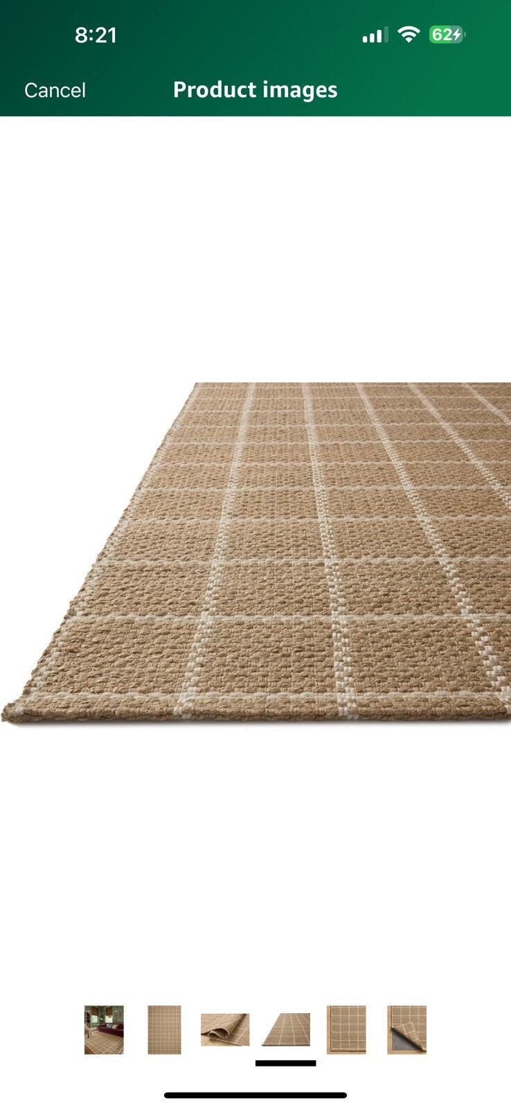 Loloi Chris Loves Julia Fletcher Collection FLE-01 Natural/Ivory 7'-9" x 9'-9",