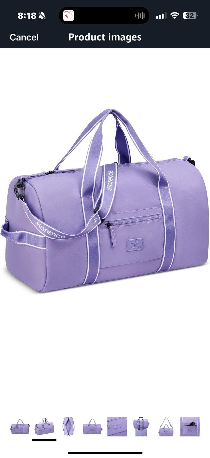 florence by mills Sweet Escape Carry-On Duffle Bag