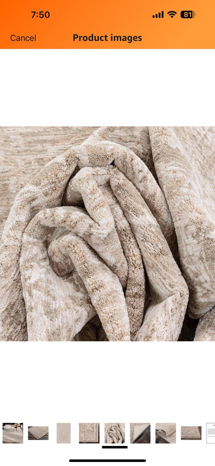 Well Woven Ethos Harmony Beige 9'3" x 12'6" Area Rug - Dense Textural 