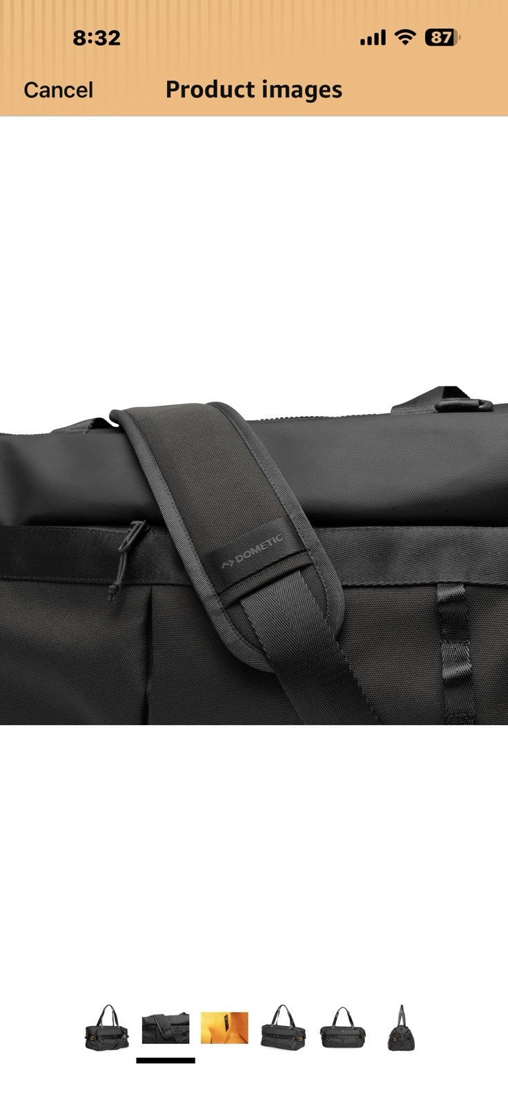 Dometic Unrestricted Insulated Duffel Bag Cooler 25L; Slate Grey