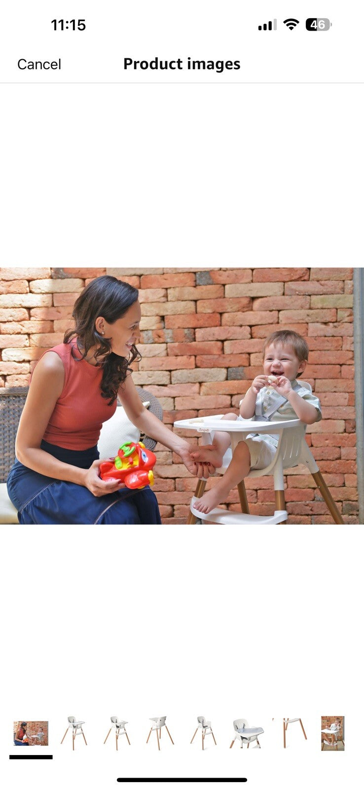 Peg Perego Poke High Chair - Modern and Easy to Clean - from 6 to 36 Months 