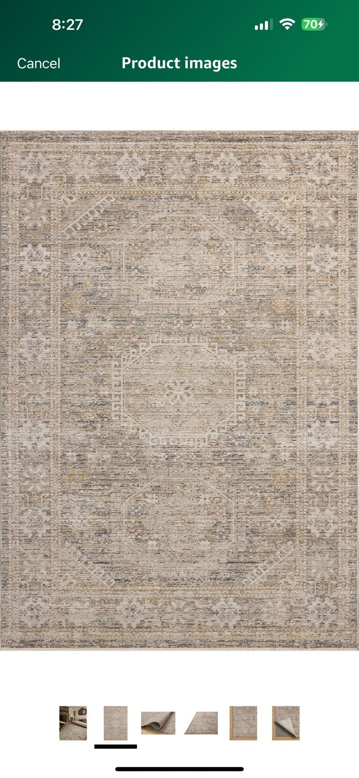 Loloi Chris Loves Julia Ida Collection IDA-01 Taupe/Multi 7'-10" x 10', 