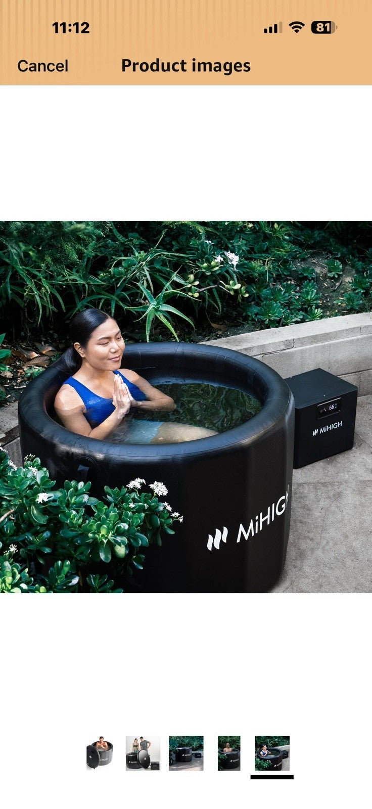 Cold Plunge Tub for Athletes – Freestanding Ice Bath for Recovery,