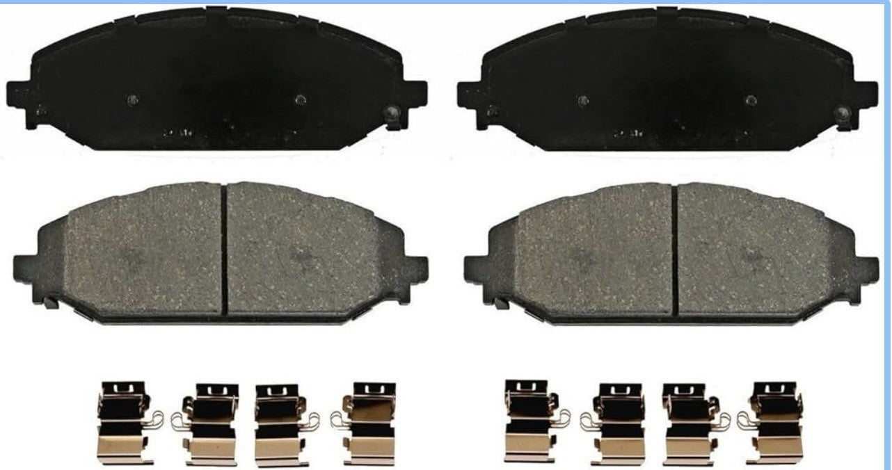1BP00266AB Front Disc Brake Pad Set compatible with Jeep Grand Wagoneer