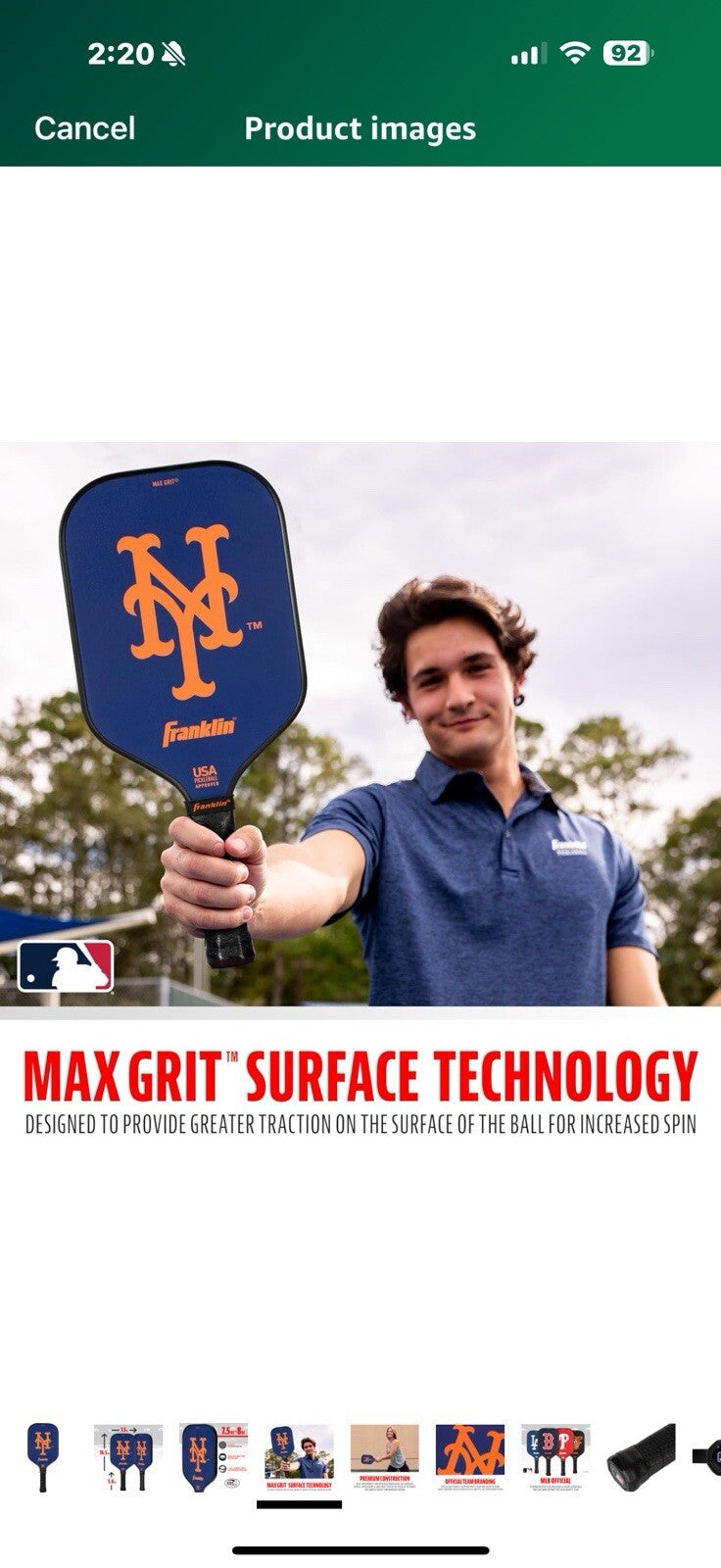 Franklin Sports MLB Team Pickleball Paddles - Official MLB Team Pickleball