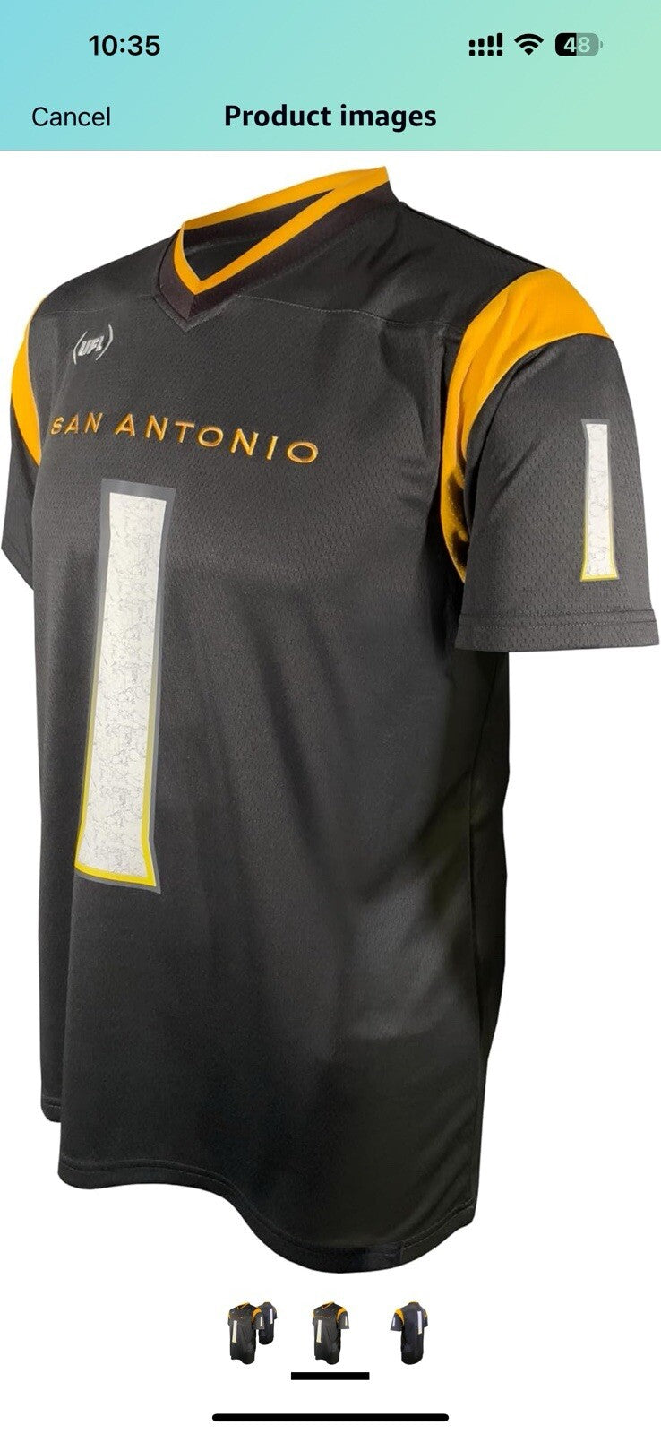Men's Ufl San Antonio Brahmas, Large