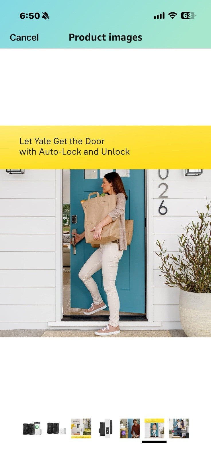 Yale Assure Lock 2 Keypad with Wi-Fi Connect, Black Suede Deadbolt 