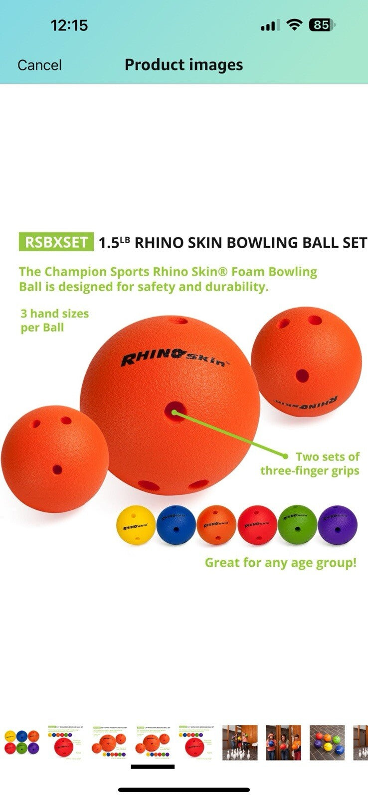 Champion SportsFoam Bowling Ball