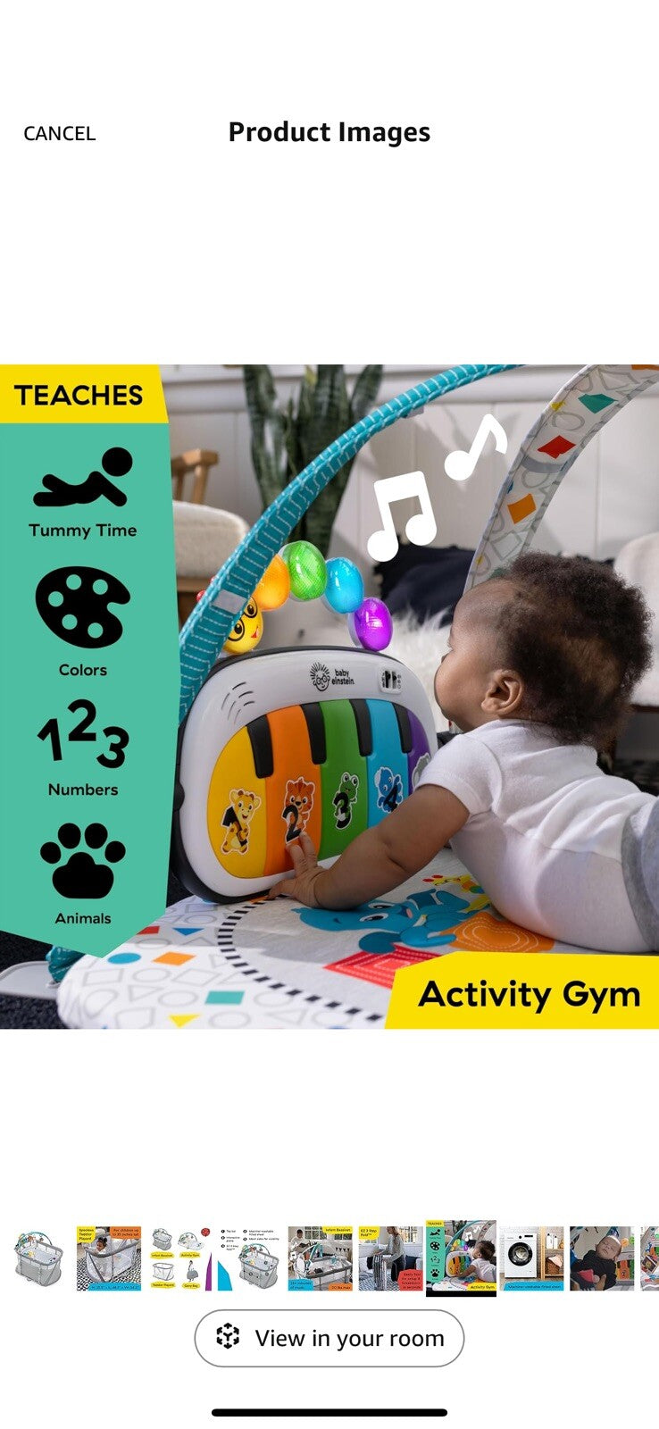 Baby Einstein Kick & Snooze 3-in-1 Foldable Playard