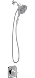 Moen Ronan Chrome Single-Handle Modern Shower Faucet with Square 