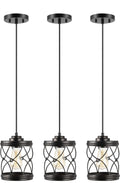 JONATHAN Y JYL7909B-SET3 Marelle 6.5" 1-Light Farmhouse Industrial