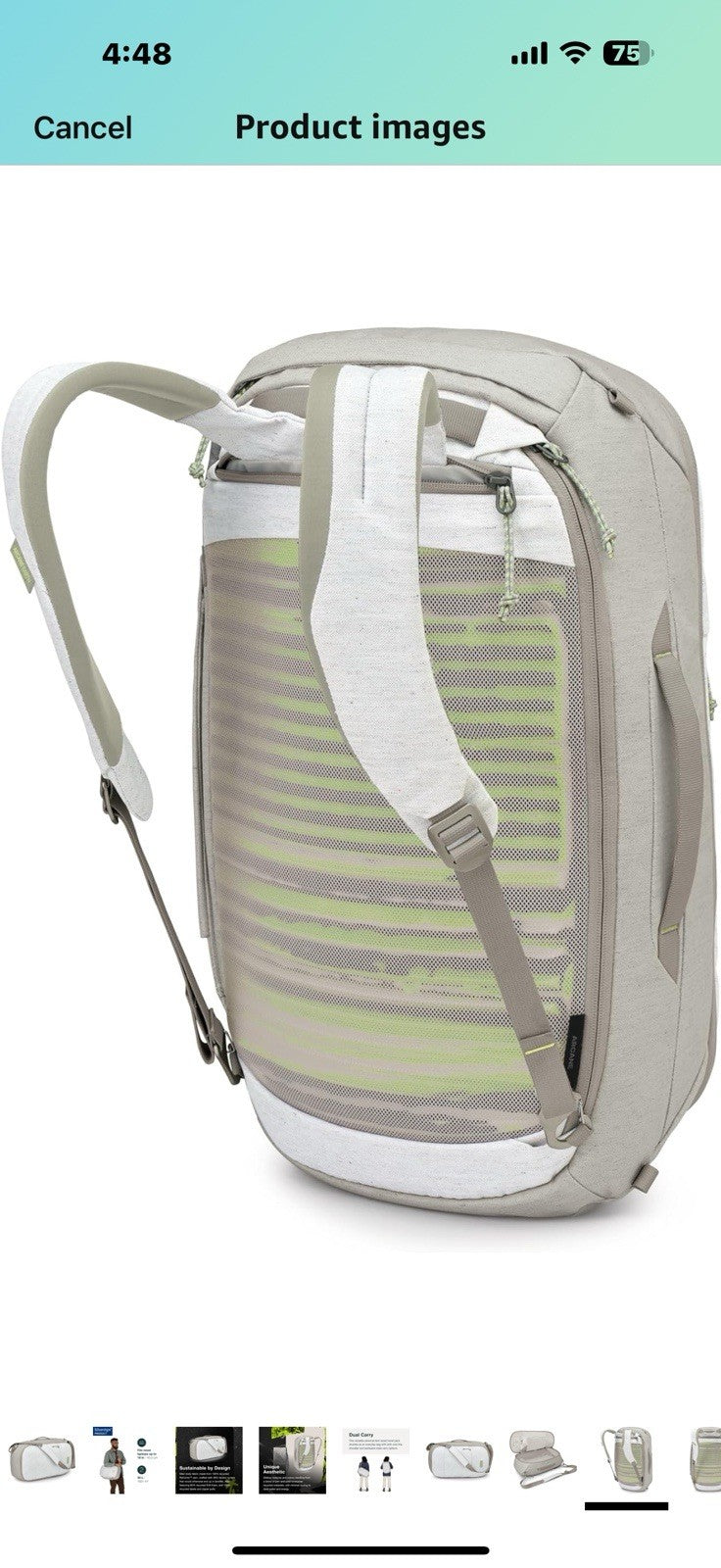 Osprey Arcane Earth Hip Fanny Pack, Pediment Grey Block