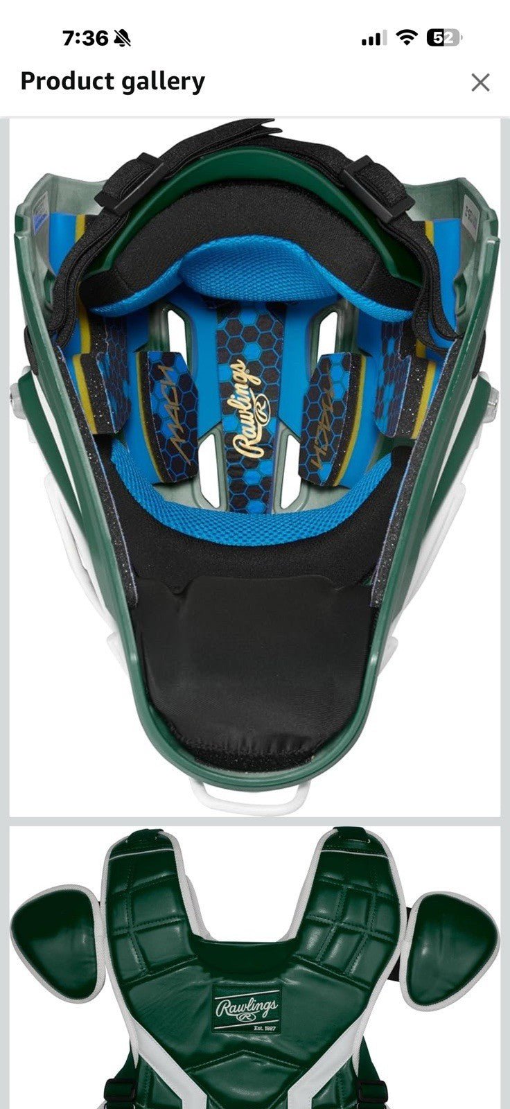 Rawlings | MACH PRO Series Baseball Catcher's Set | NOCSAE Certified |